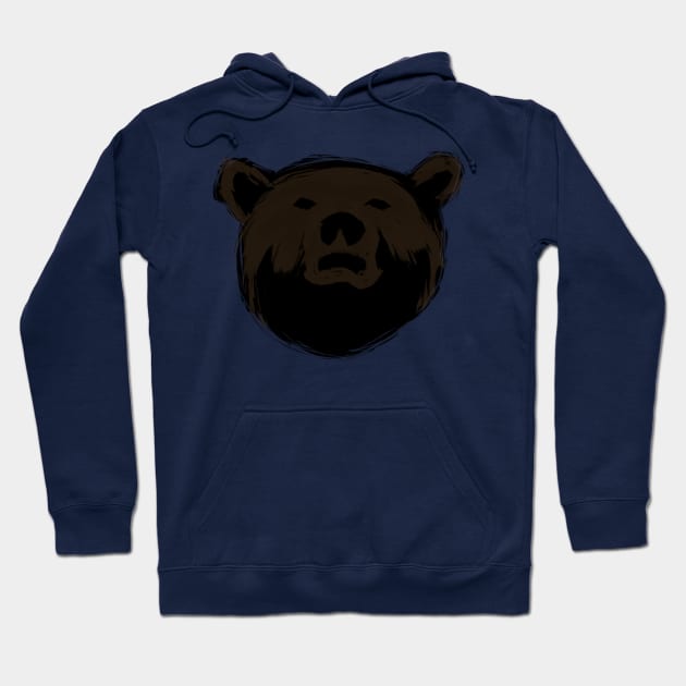 Wild Bear Paint Hoodie by mybeautypets